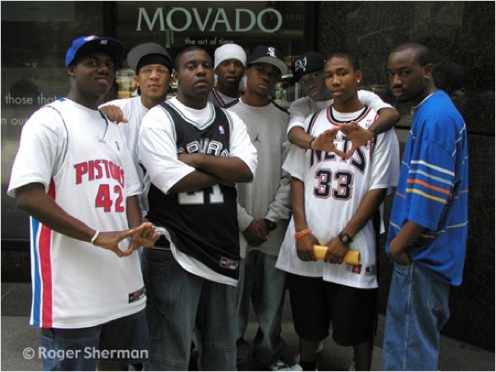 Seven guys on 57th Street